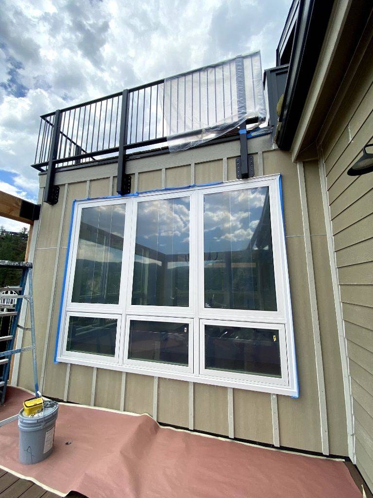 Deck construction project in Fort Collins